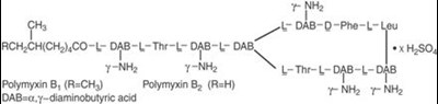 Image Of Polymyxinc B Sulfate Chemical Structure (Chemical Structure 04)